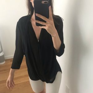 LOT of 2 Babaton washed silk blouses